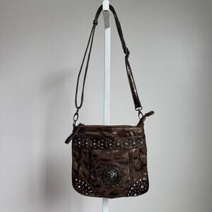 Anne Klein  Brown & Gold Shoulder Bag‎ NWOT